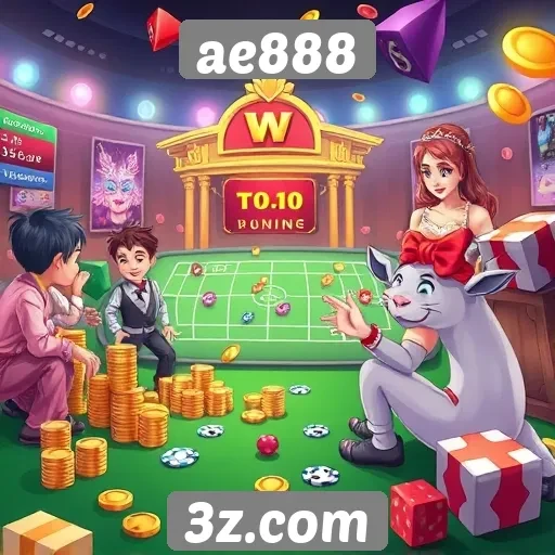 Experiência de usuário no site de jogos ae888